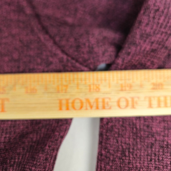 Spyder Women Burgundy Heathered Full Zip Fleece Jacket Size S - Picture 8 of 8